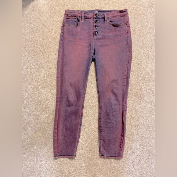 Hot Topic Women's Jeans in Deep Purple/Red - Picture 1 of 8